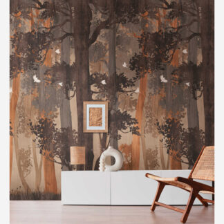 Lillemustriga fliistapeet The Wall II – 392371