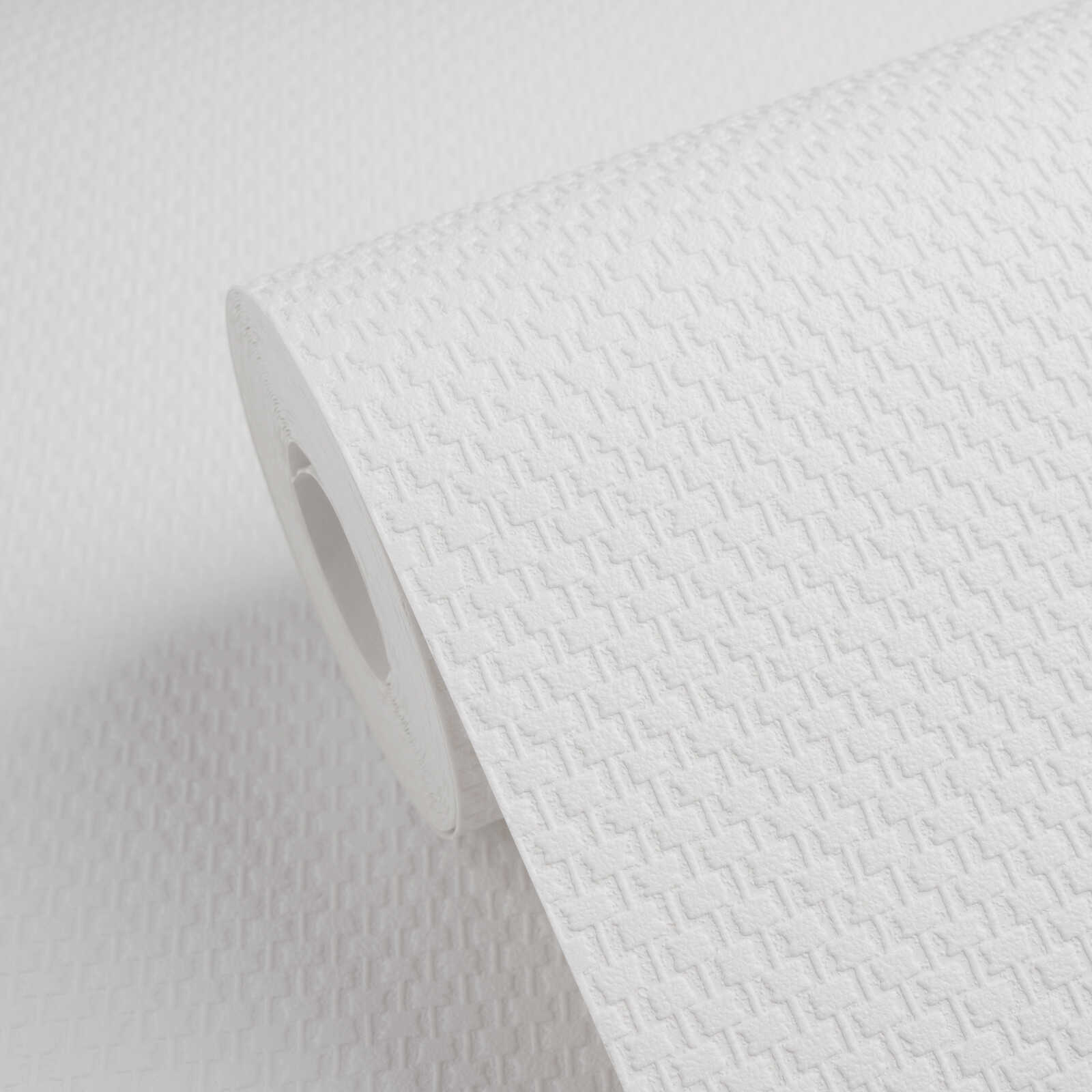 Ühetooniline pabertapeet Designed in White – 161314 - Image 2