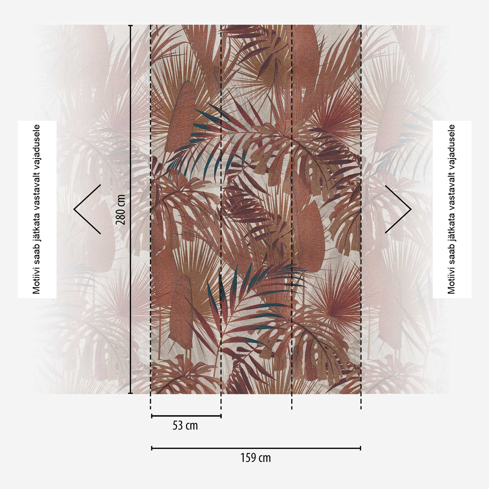 Troopilise mustriga fliistapeet – 391802 - Image 4