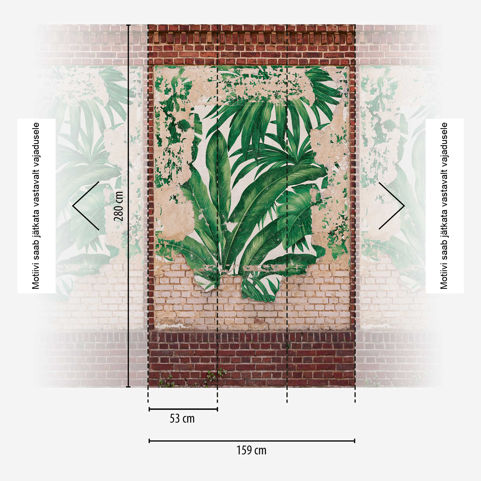 Pruun graafilise mustriga fliistapeet Livingwalls The Wall II – 392452 - Image 4