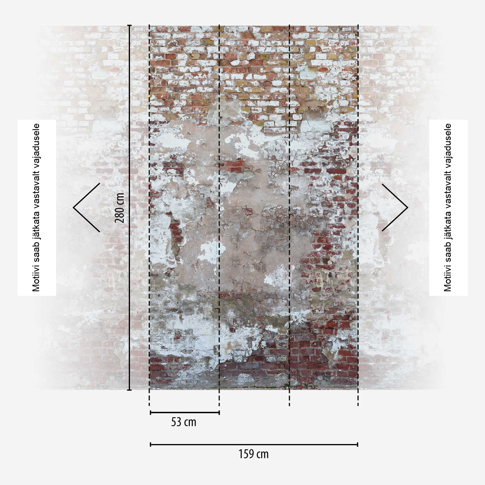 Beež loodusmustriga fliistapeet Livingwalls The Wall II – 392501 - Image 4