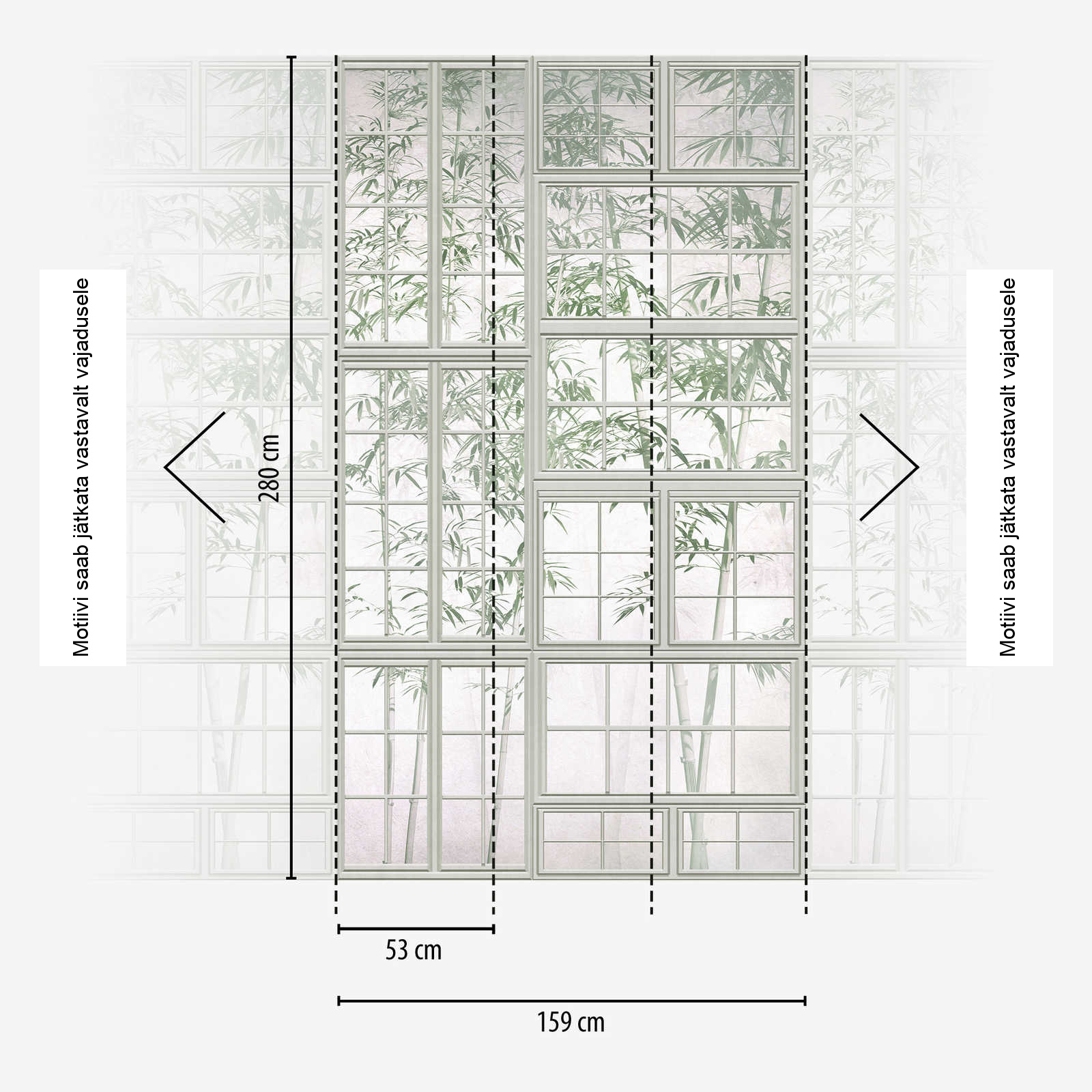 Hall loodusmustriga fliistapeet Livingwalls THE WALL III – 398461 - Image 4