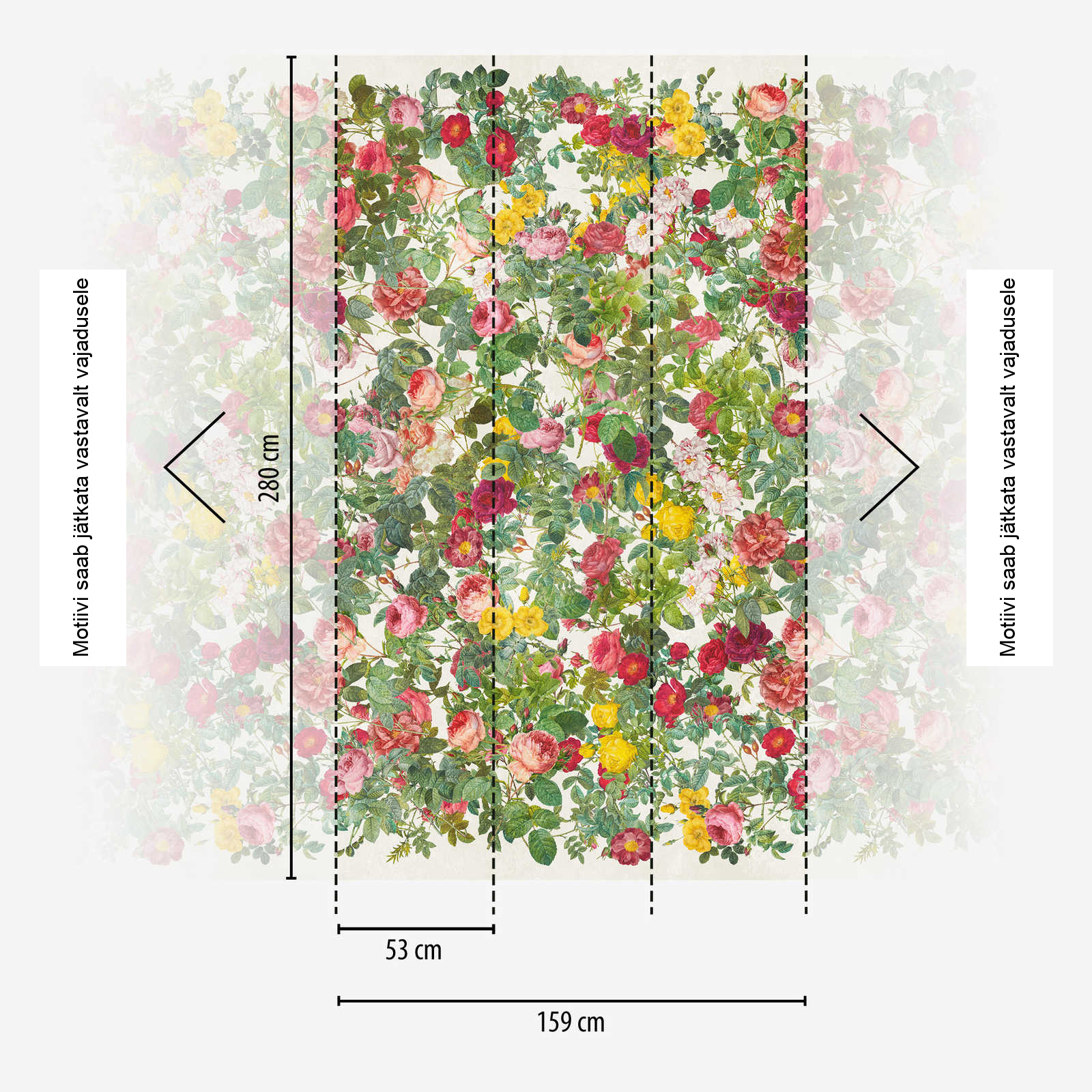 Roheline lillemustriga fliistapeet Livingwalls THE WALL III – 398641 - Image 4