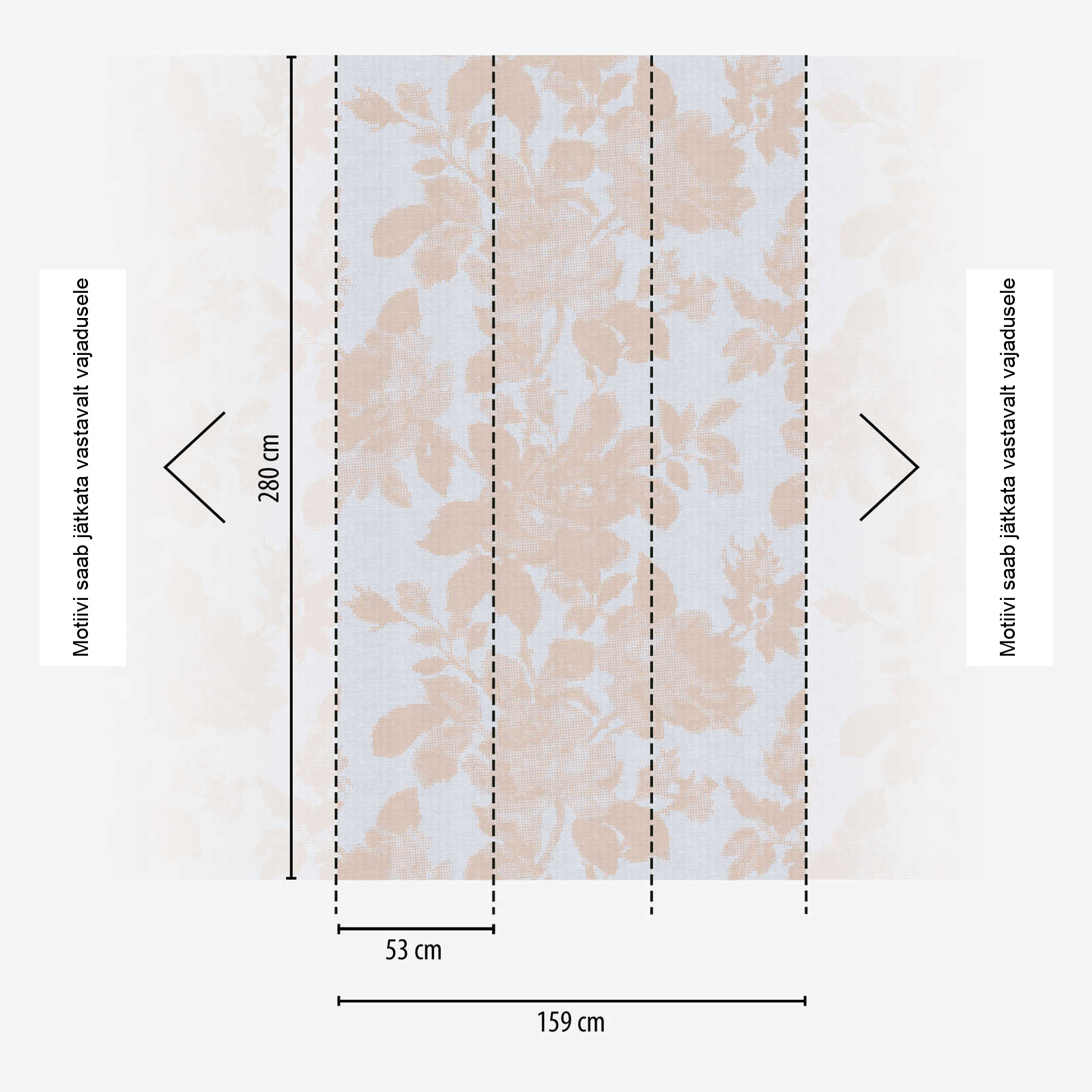 Hall lillemustriga fliistapeet Livingwalls THE WALL III – 398771 - Image 4