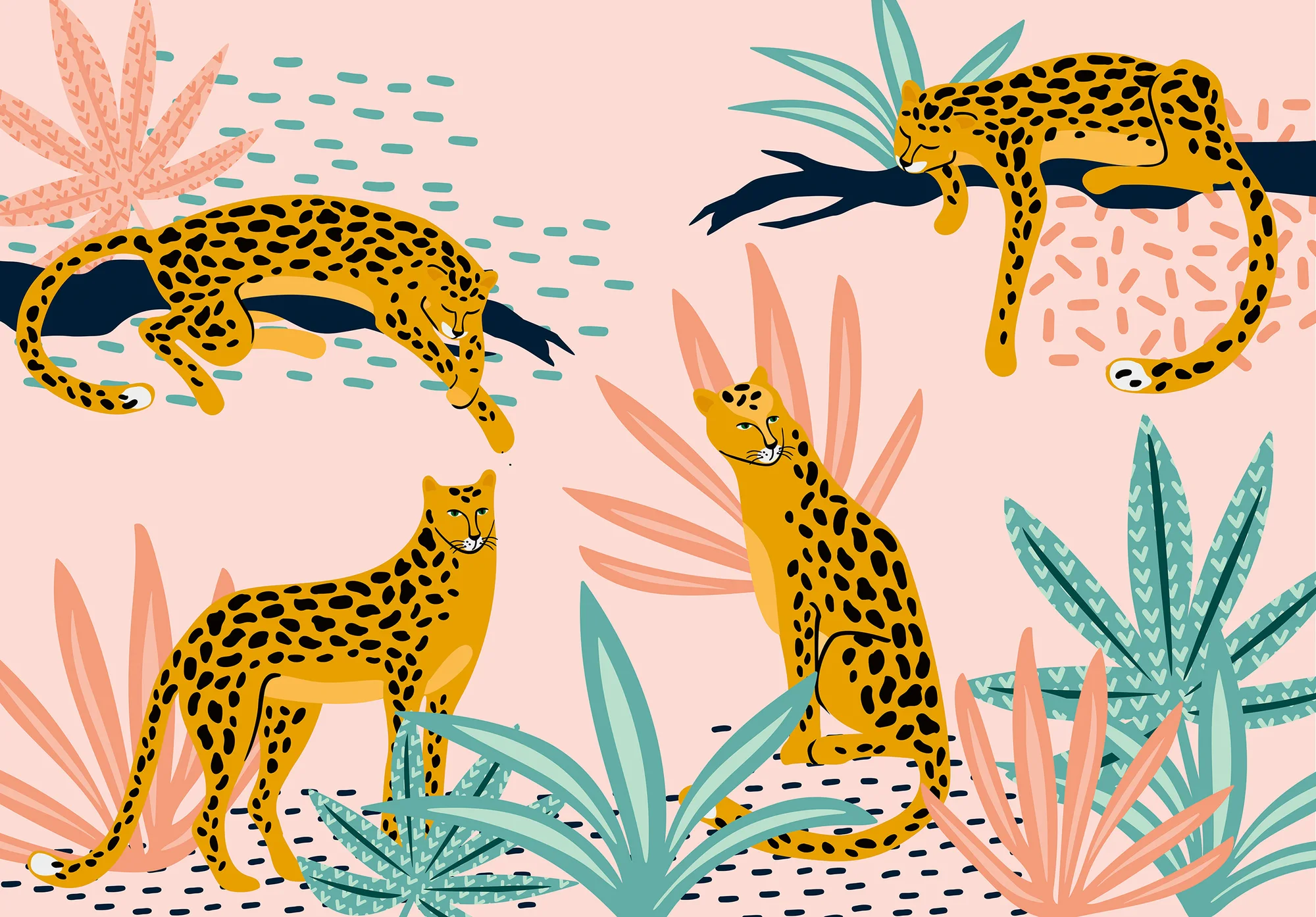 Leopard – fototapeet 14007 - Image 6