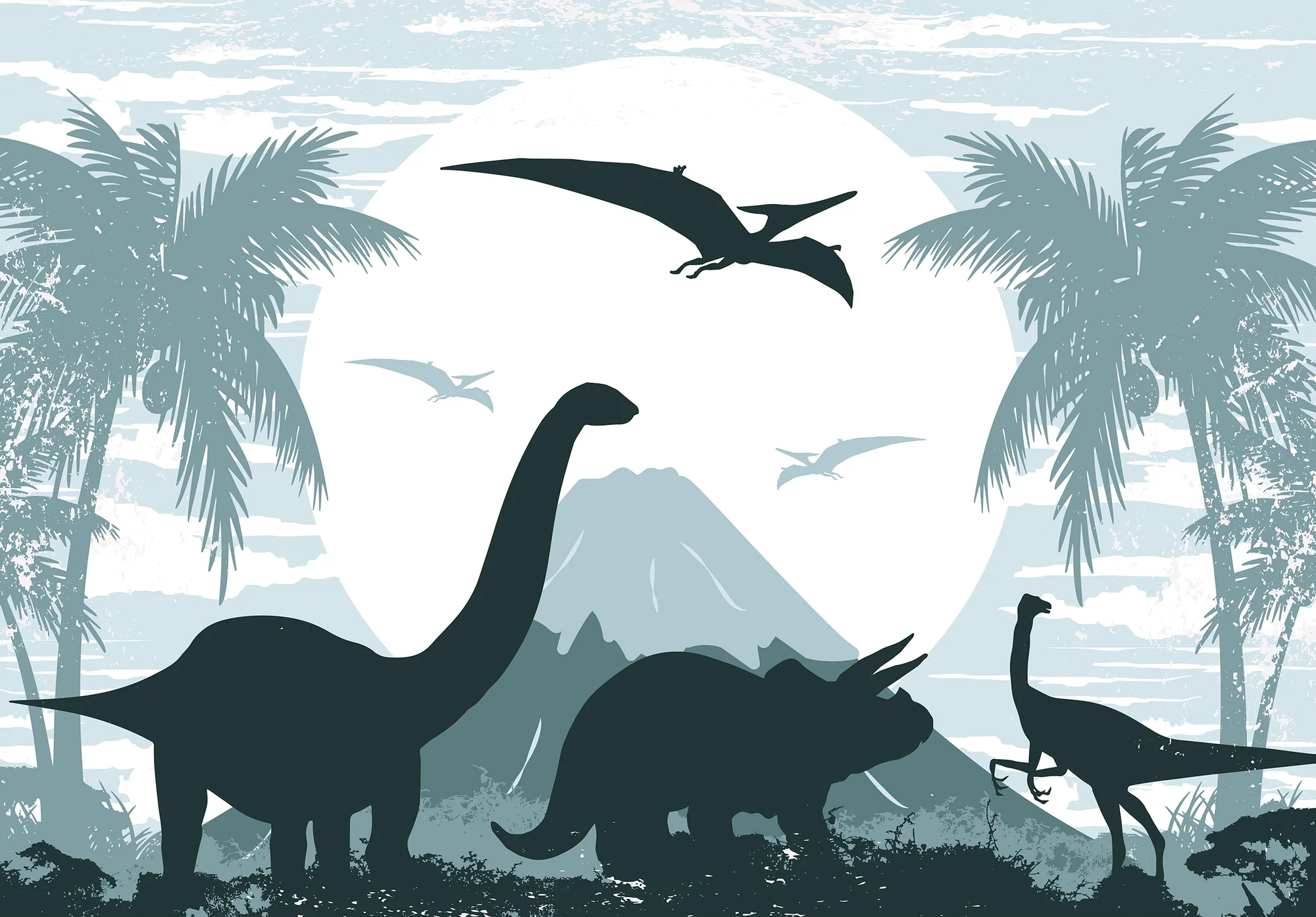 Sinised dinosaurused – fototapeet 14009 - Image 6