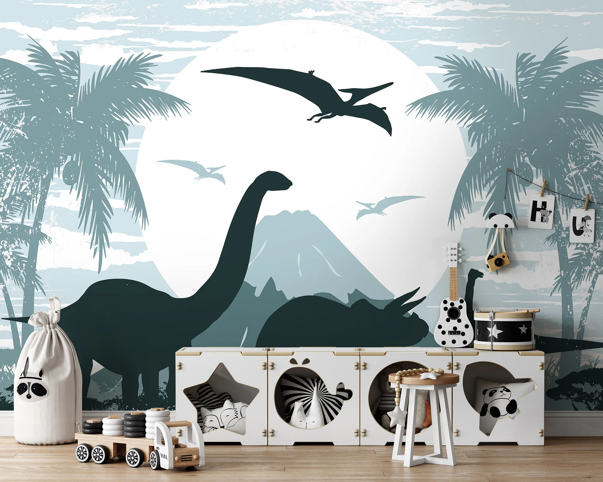 Sinised dinosaurused – fototapeet 14009 - Image 2