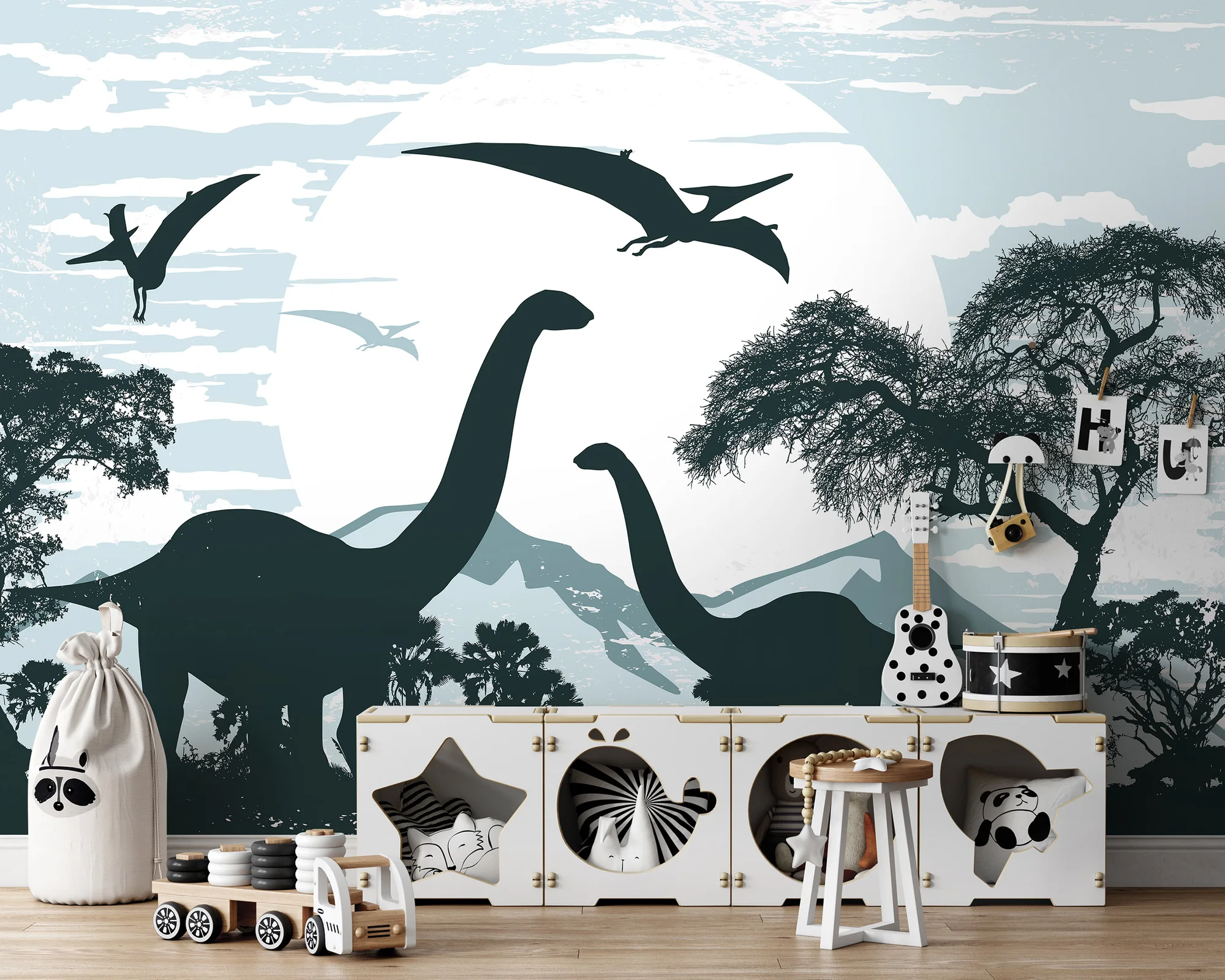 Sinised dinosaurused – fototapeet 14010 - Image 3