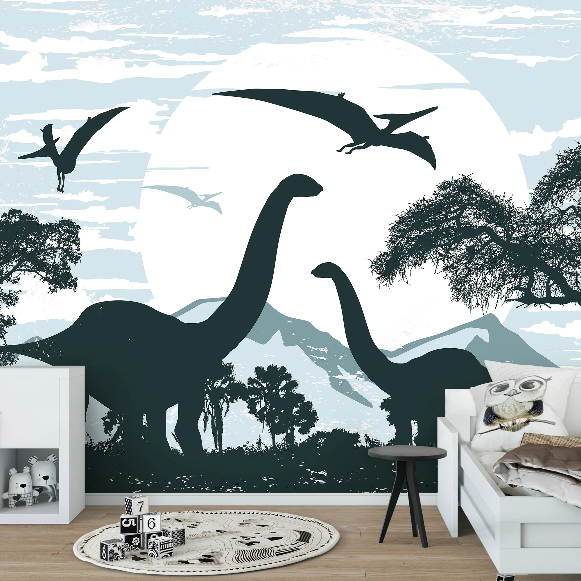 Sinised dinosaurused – fototapeet 14010 - Image 4