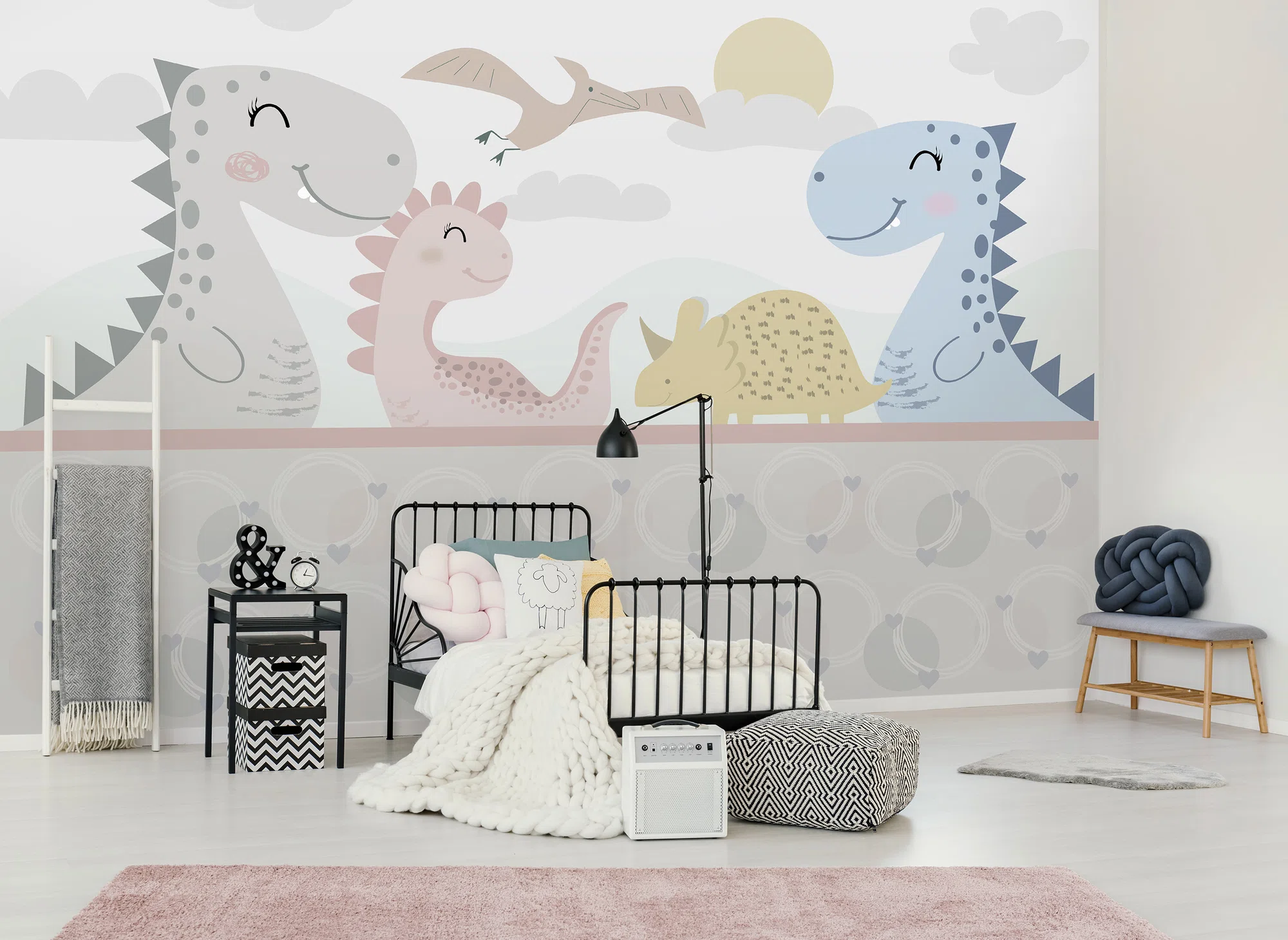 Pastelsed dinosaurused – fototapeet 14164