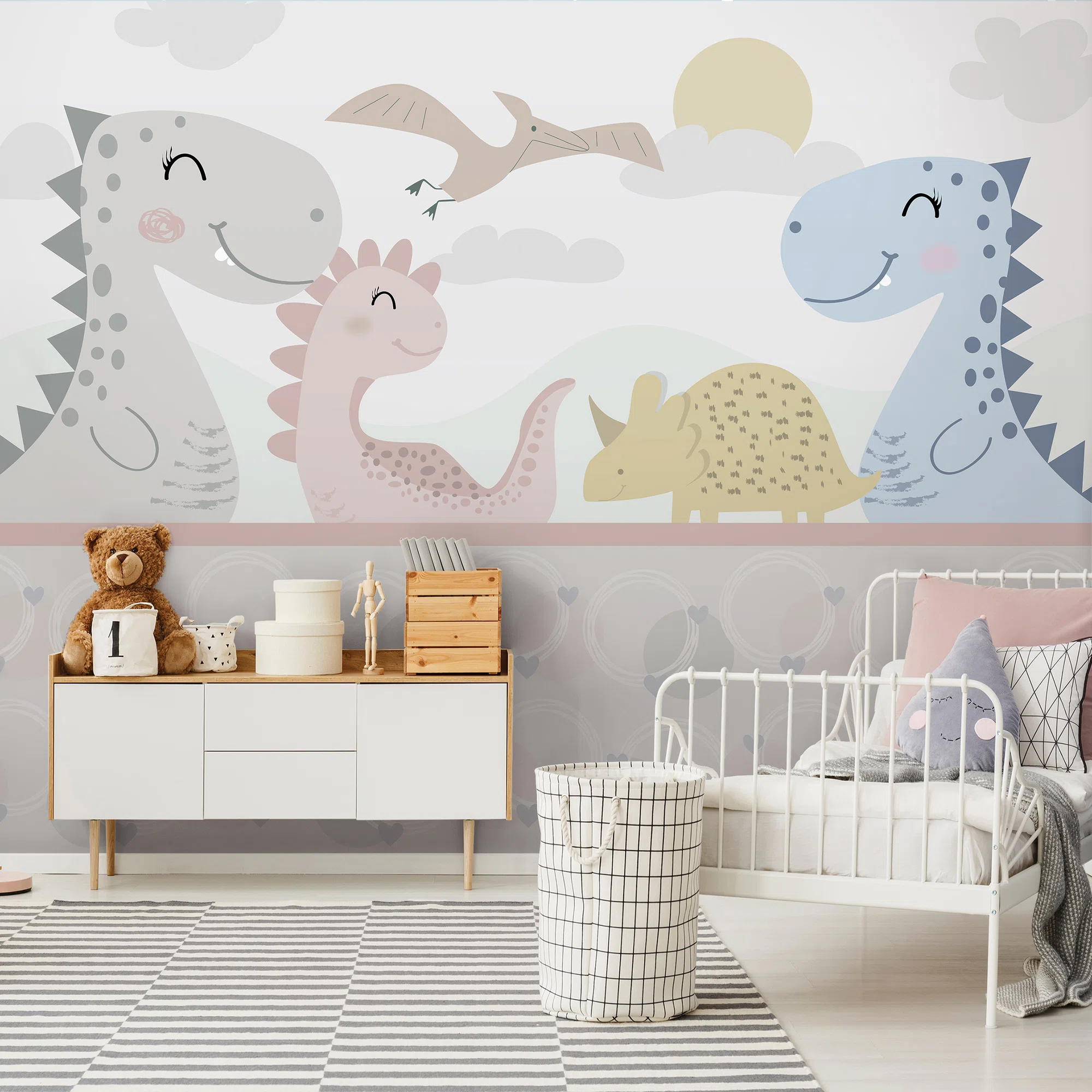 Pastelsed dinosaurused – fototapeet 14164 - Image 4