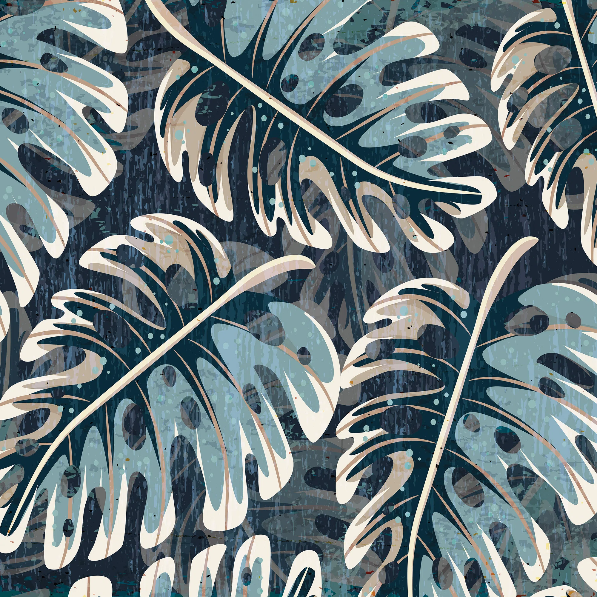 Tumesinised monstera lehed – fototapeet 14167 - Image 5