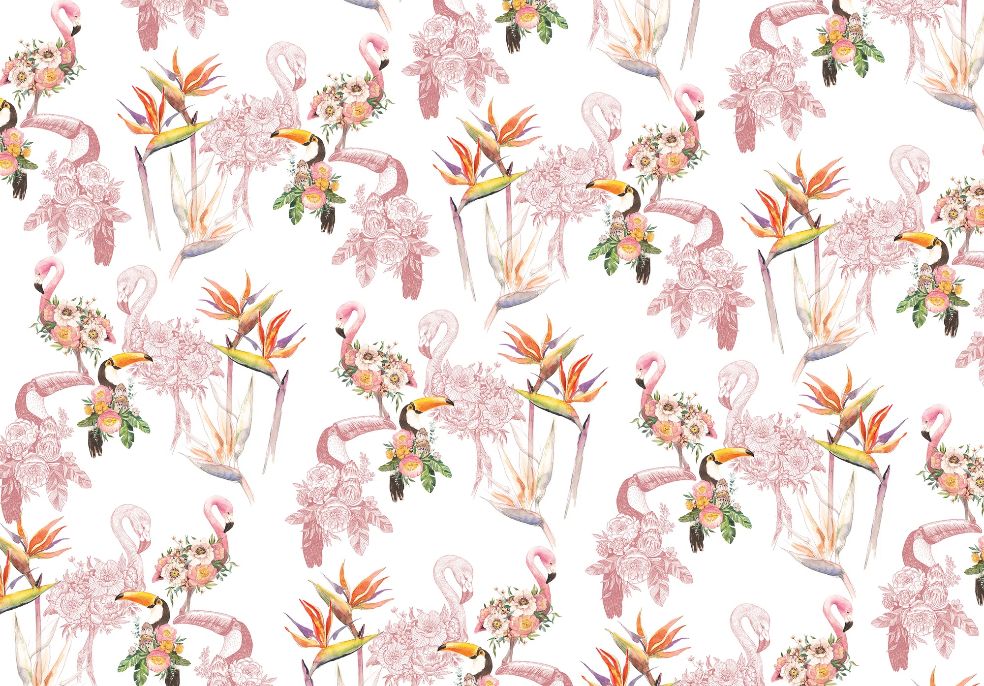 Flamingod troopikas – fototapeet 14170 - Image 6