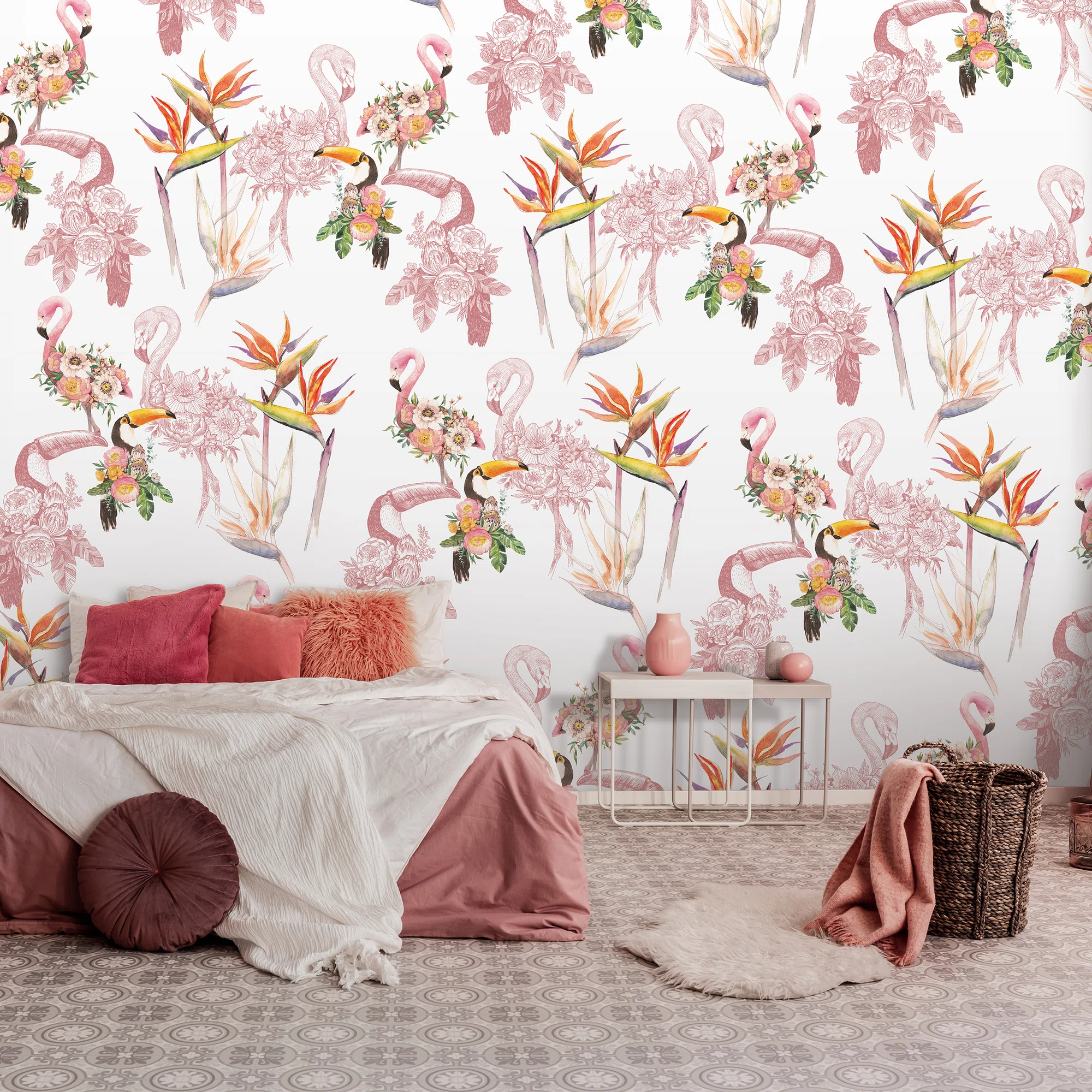 Flamingod troopikas – fototapeet 14170 - Image 4