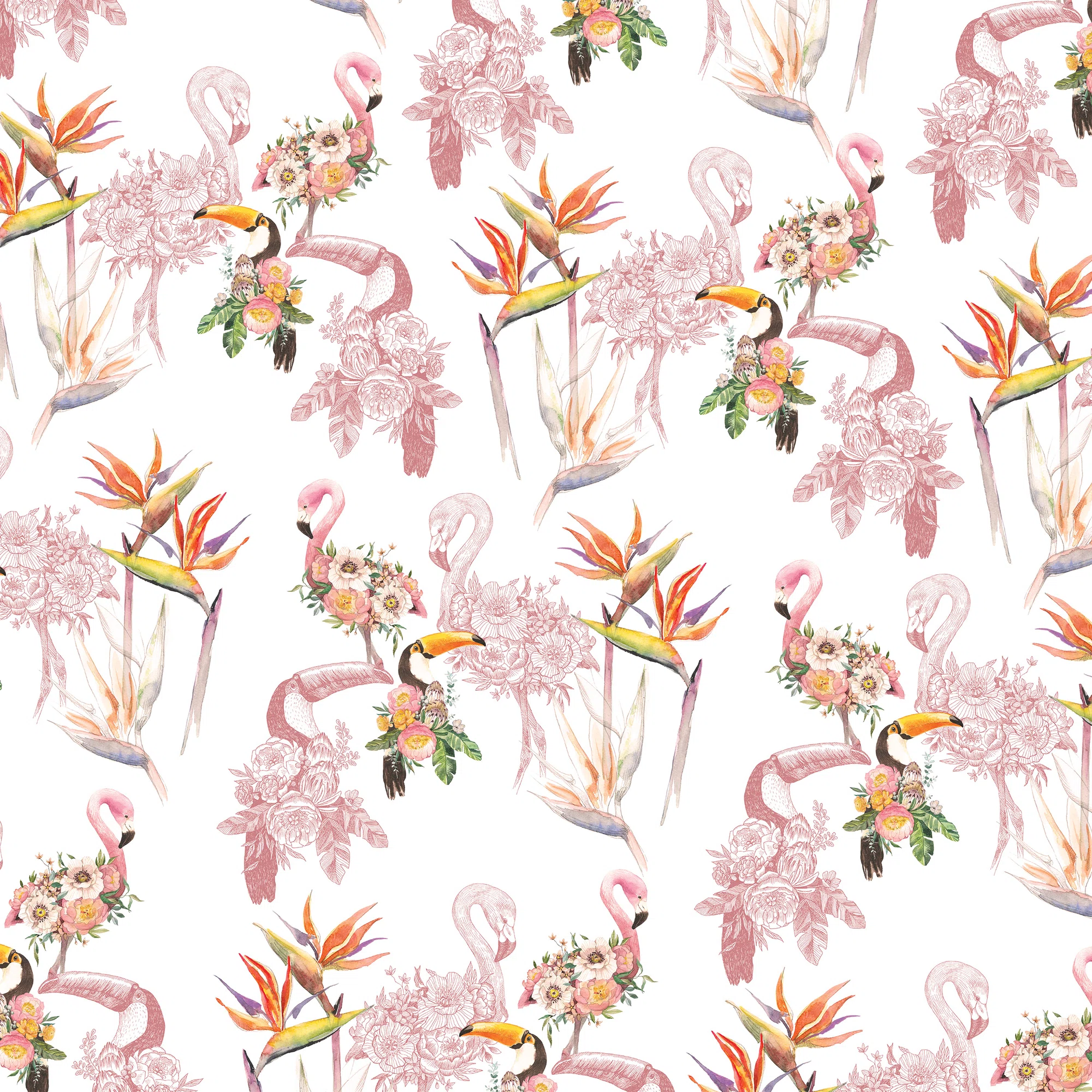 Flamingod troopikas – fototapeet 14170 - Image 5