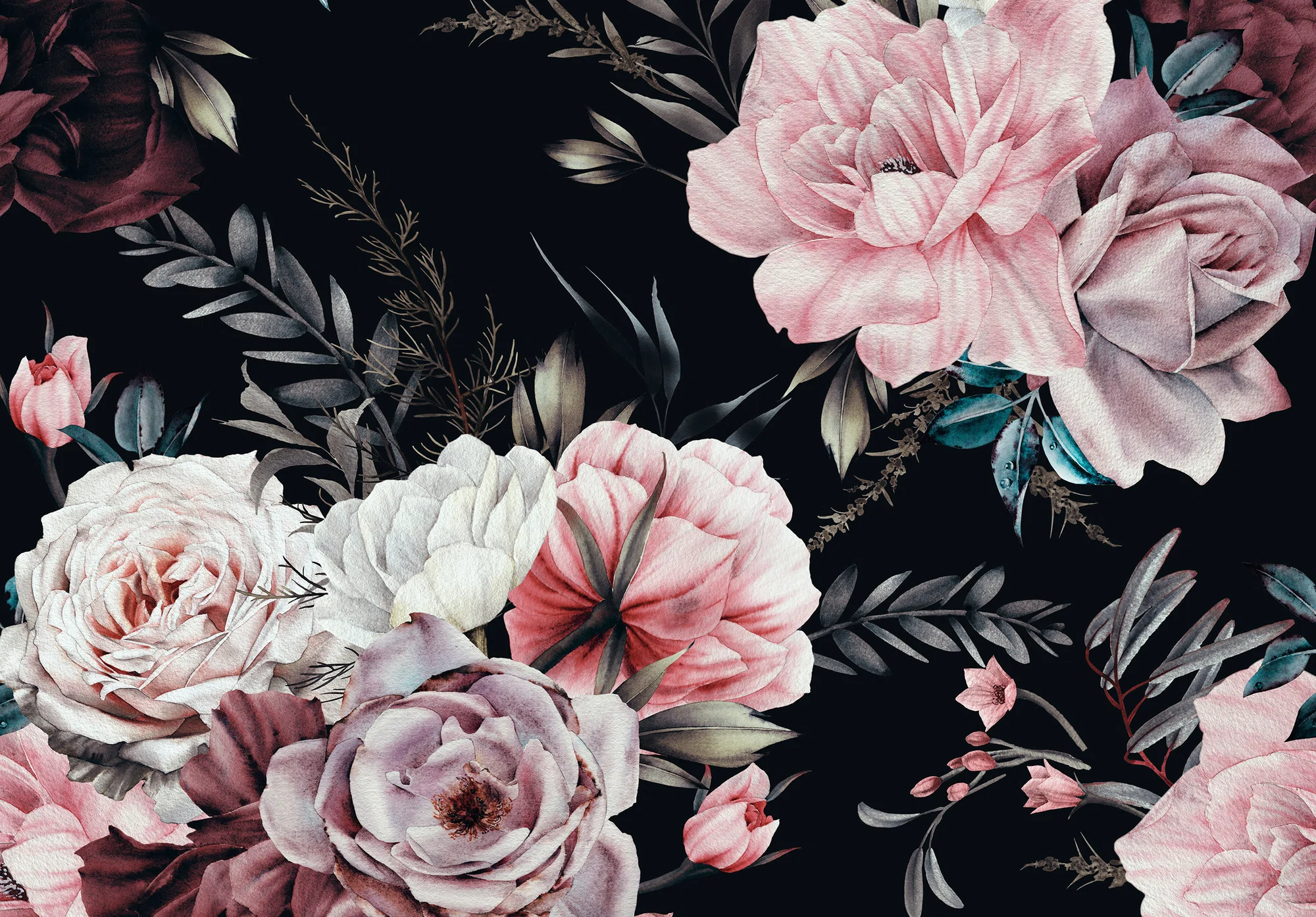 Pastelsed roosid – fototapeet 14414 - Image 6
