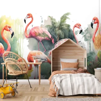 Flamingod troopikas – fototapeet 14558
