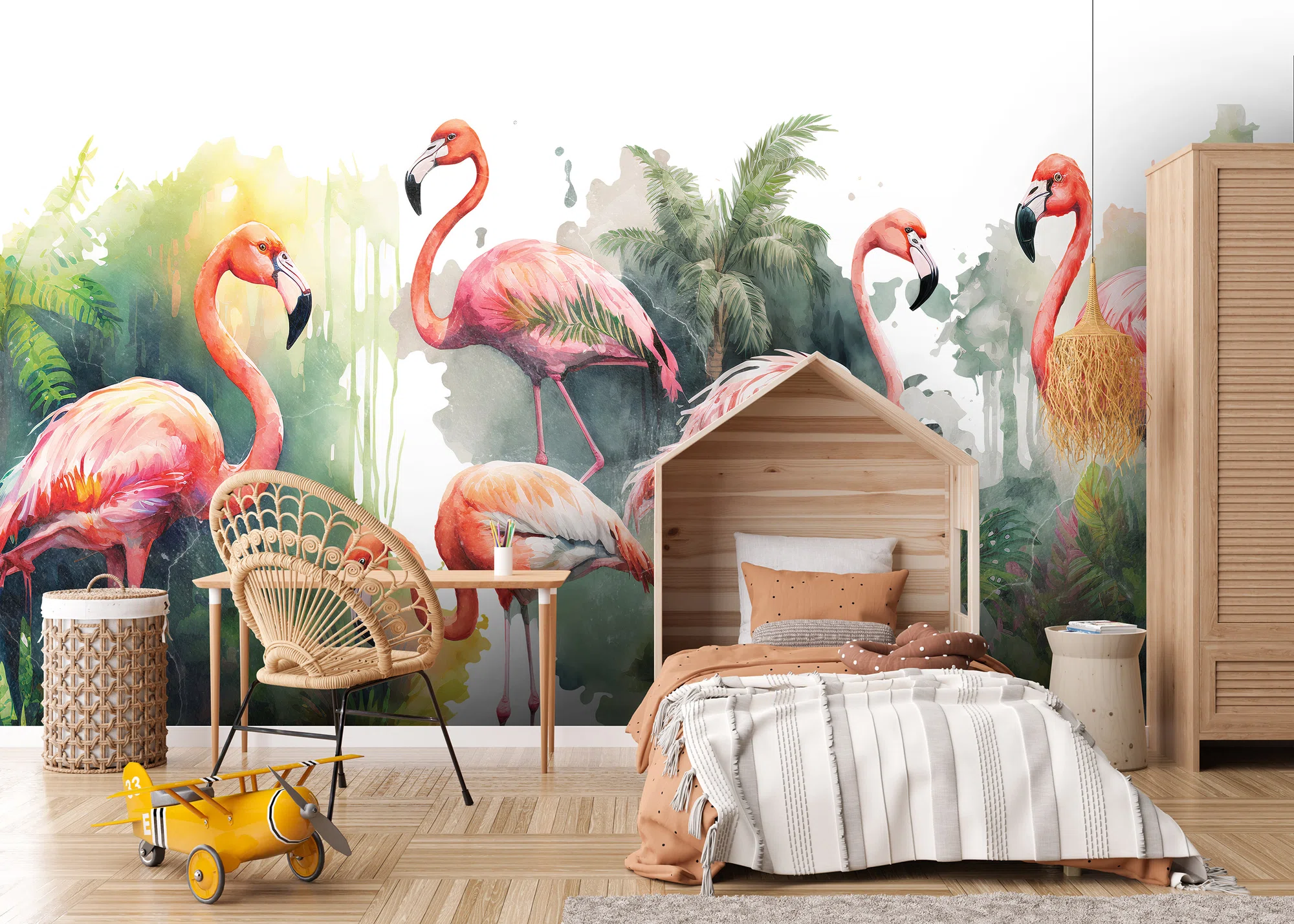 Flamingod troopikas – fototapeet 14558
