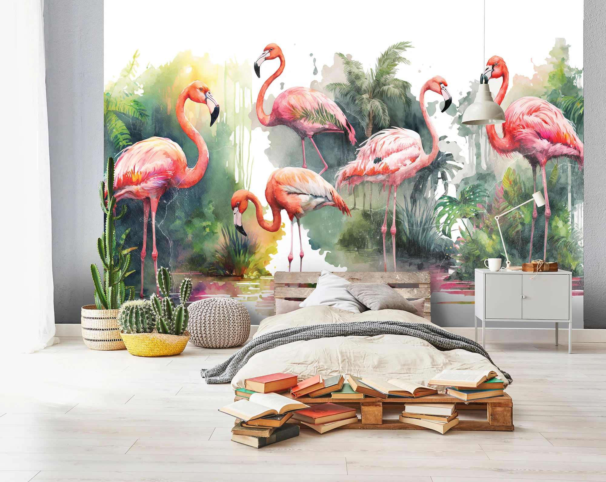 Flamingod troopikas – fototapeet 14558 - Image 2