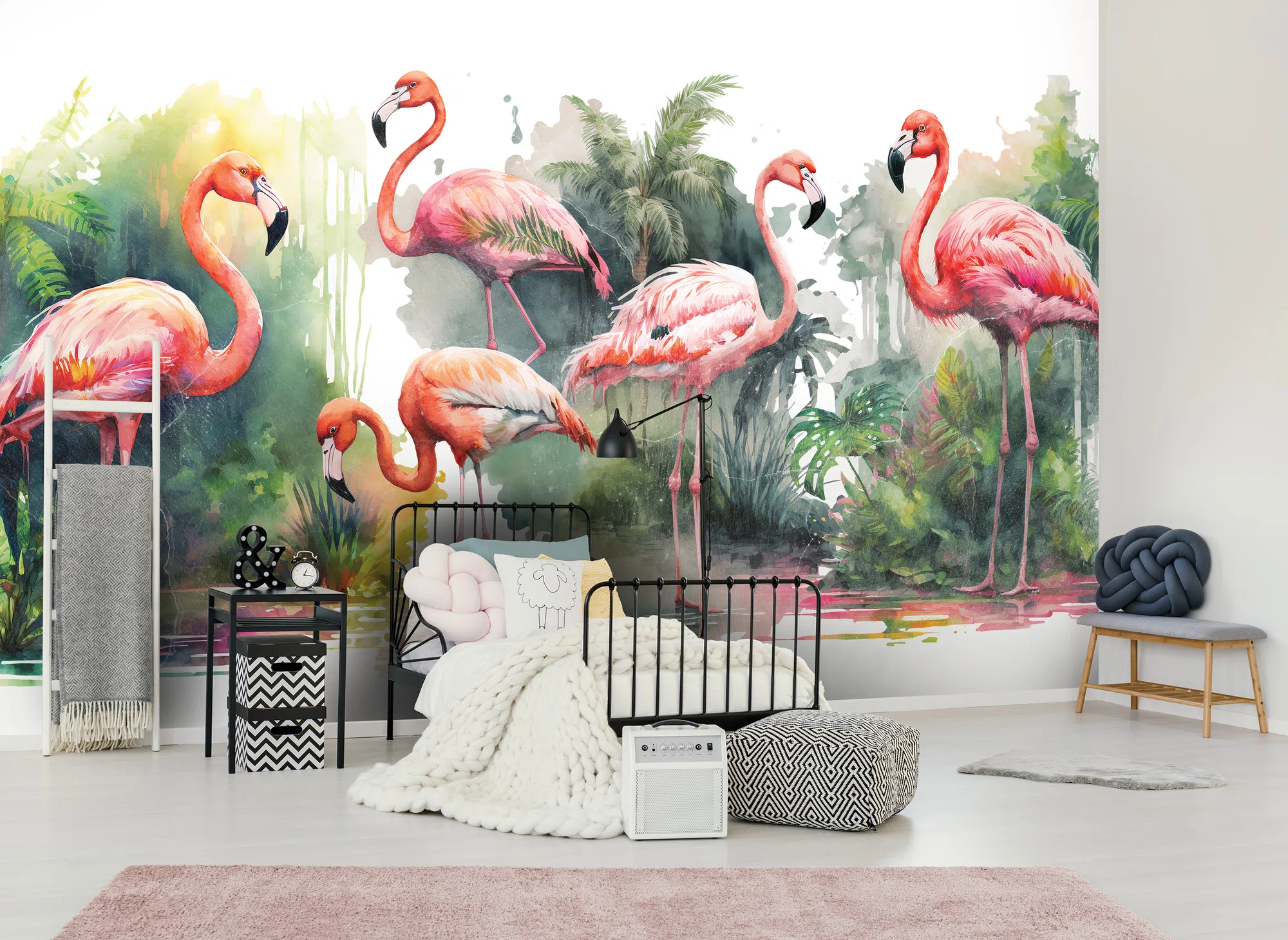 Flamingod troopikas – fototapeet 14558 - Image 3