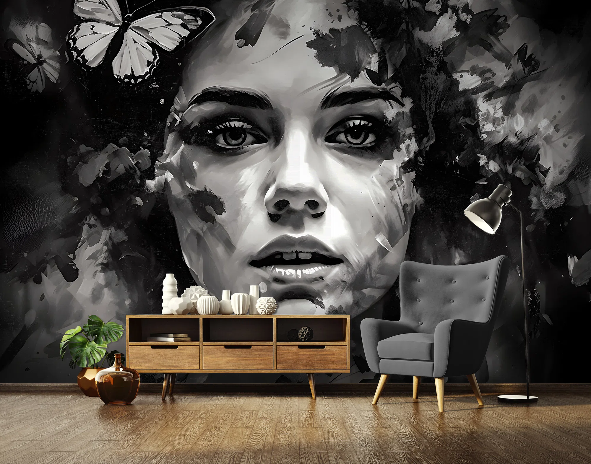 Liblikad ja lilled – fototapeet 14656 - Image 3