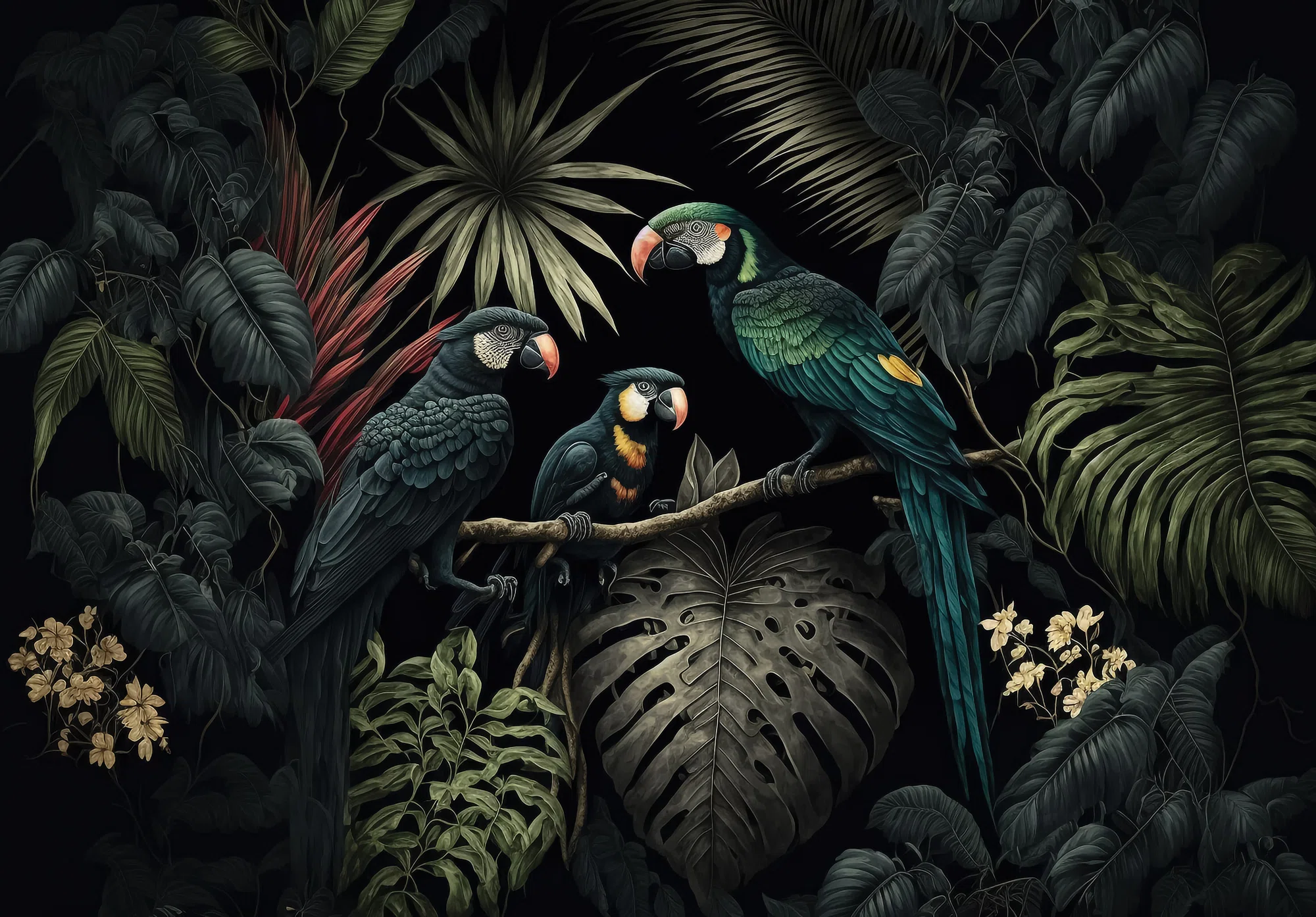 Monstera lehed – fototapeet 14668 - Image 6