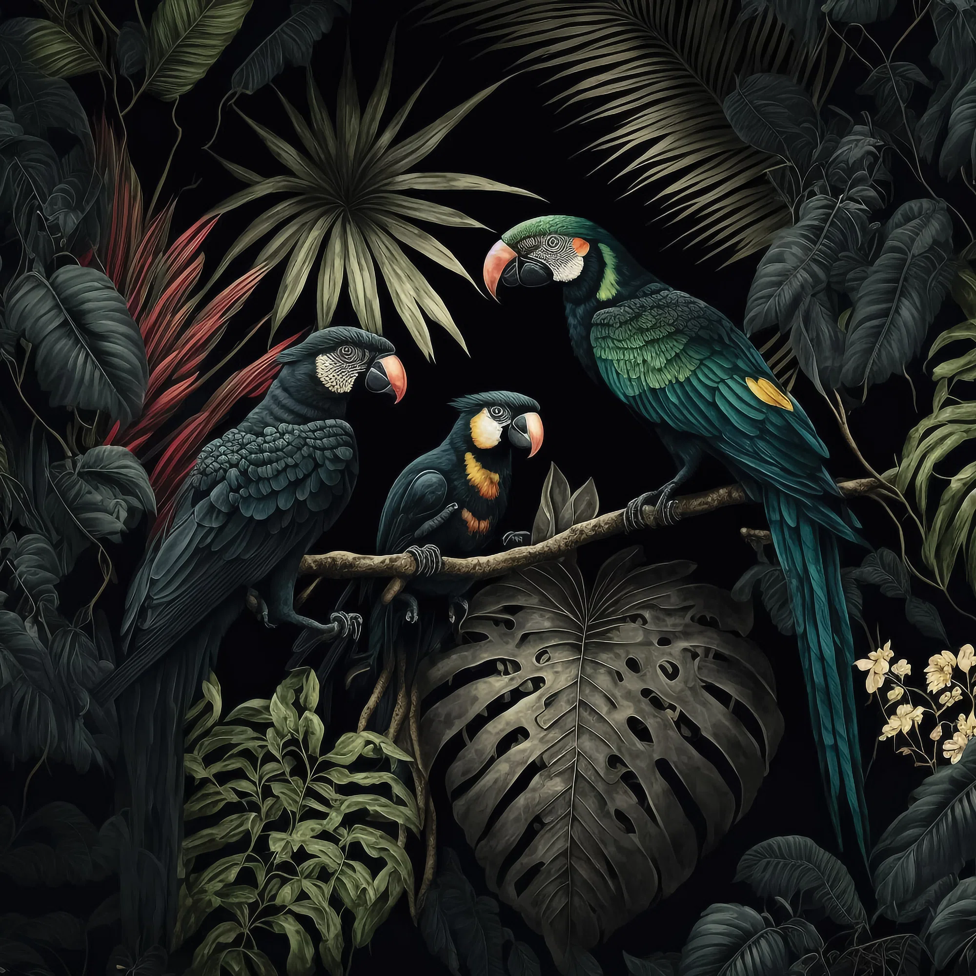 Monstera lehed – fototapeet 14668 - Image 5