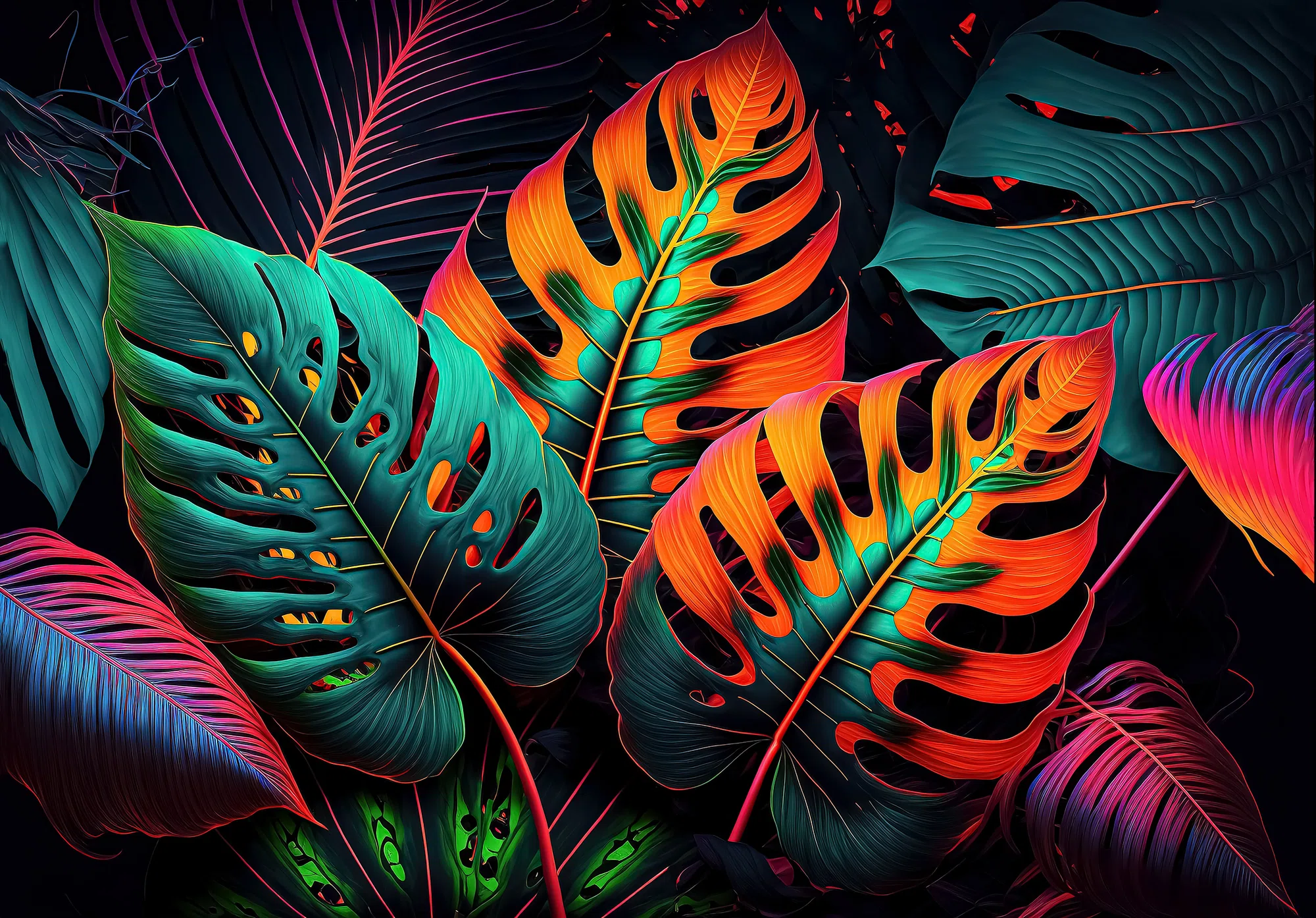 Monstera lehed – fototapeet 14670 - Image 6