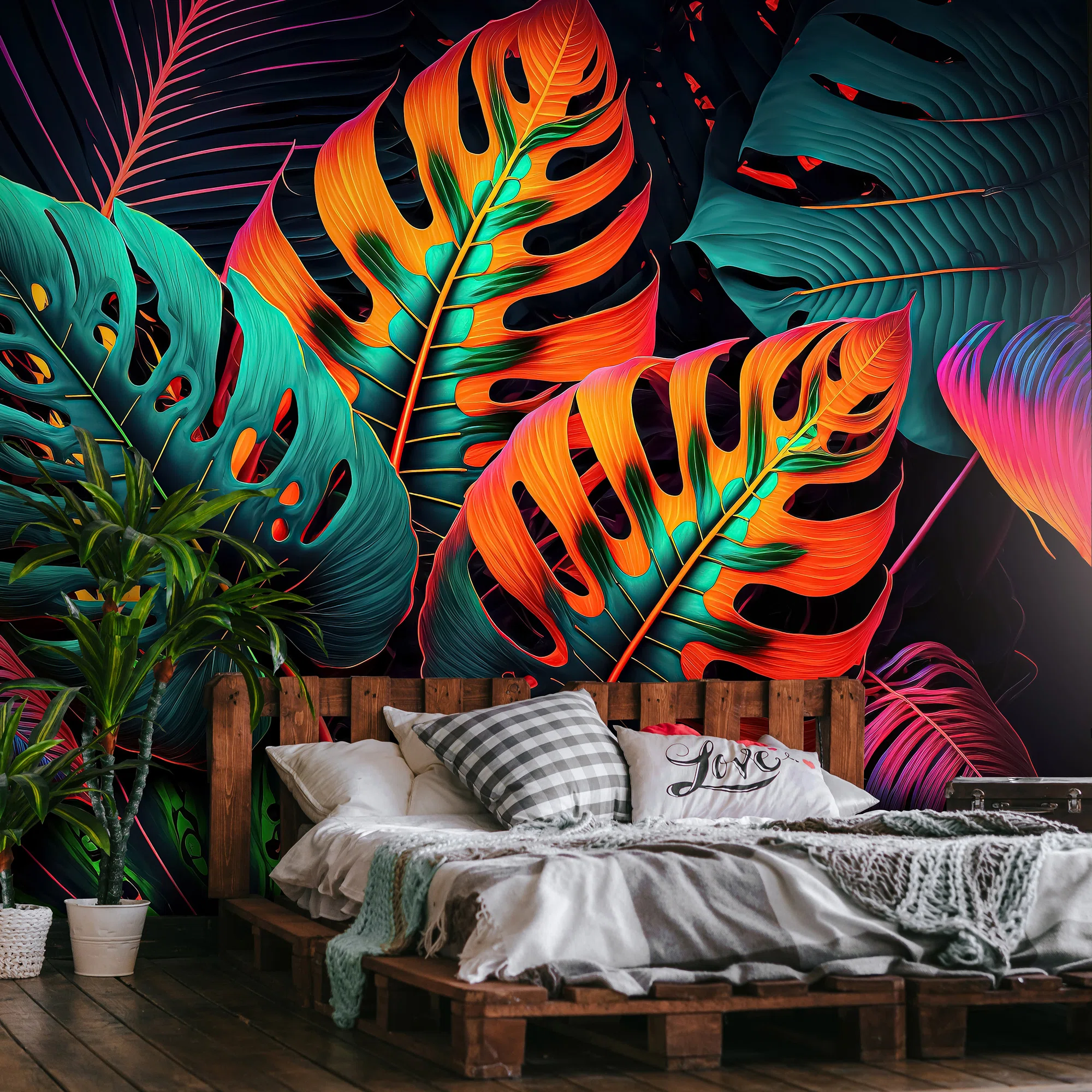 Monstera lehed – fototapeet 14670 - Image 4