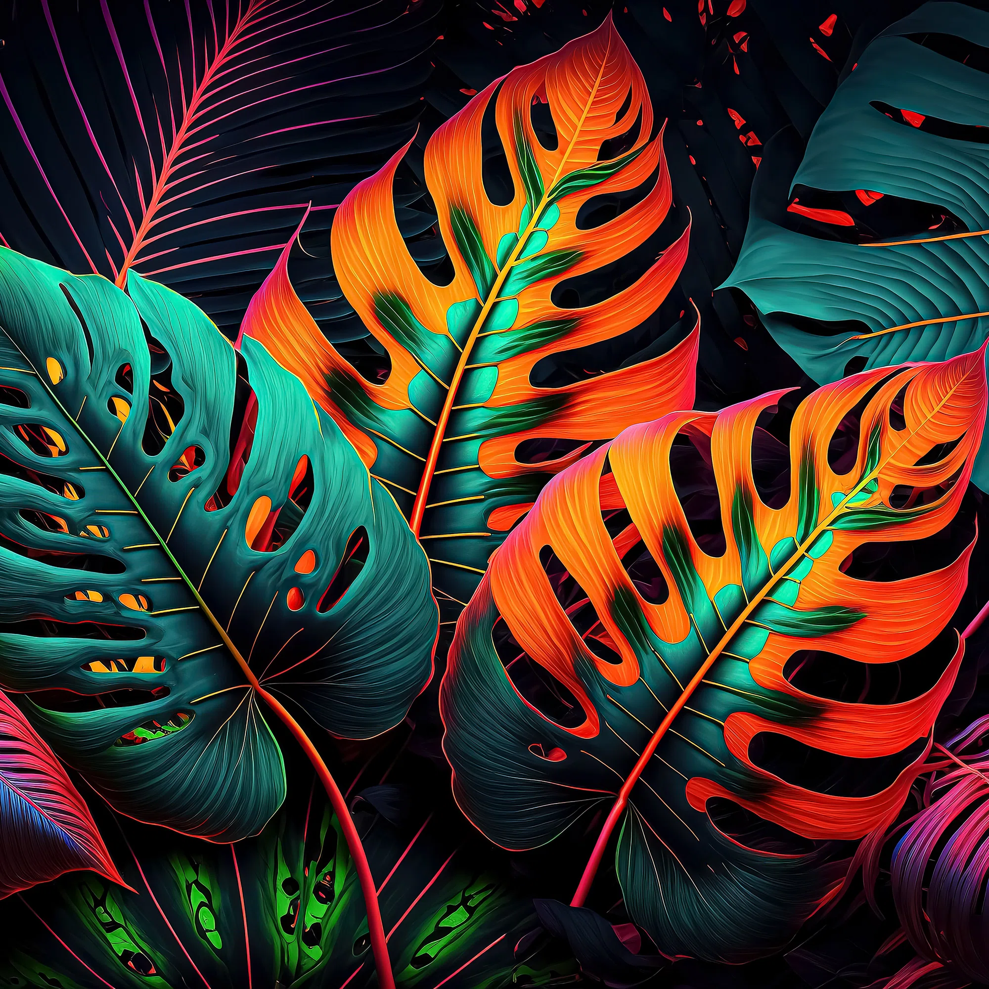 Monstera lehed – fototapeet 14670 - Image 5