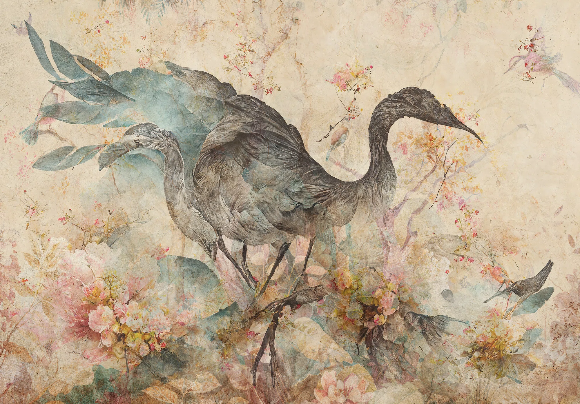 Pastelsed linnud looduses – fototapeet 14676 - Image 6