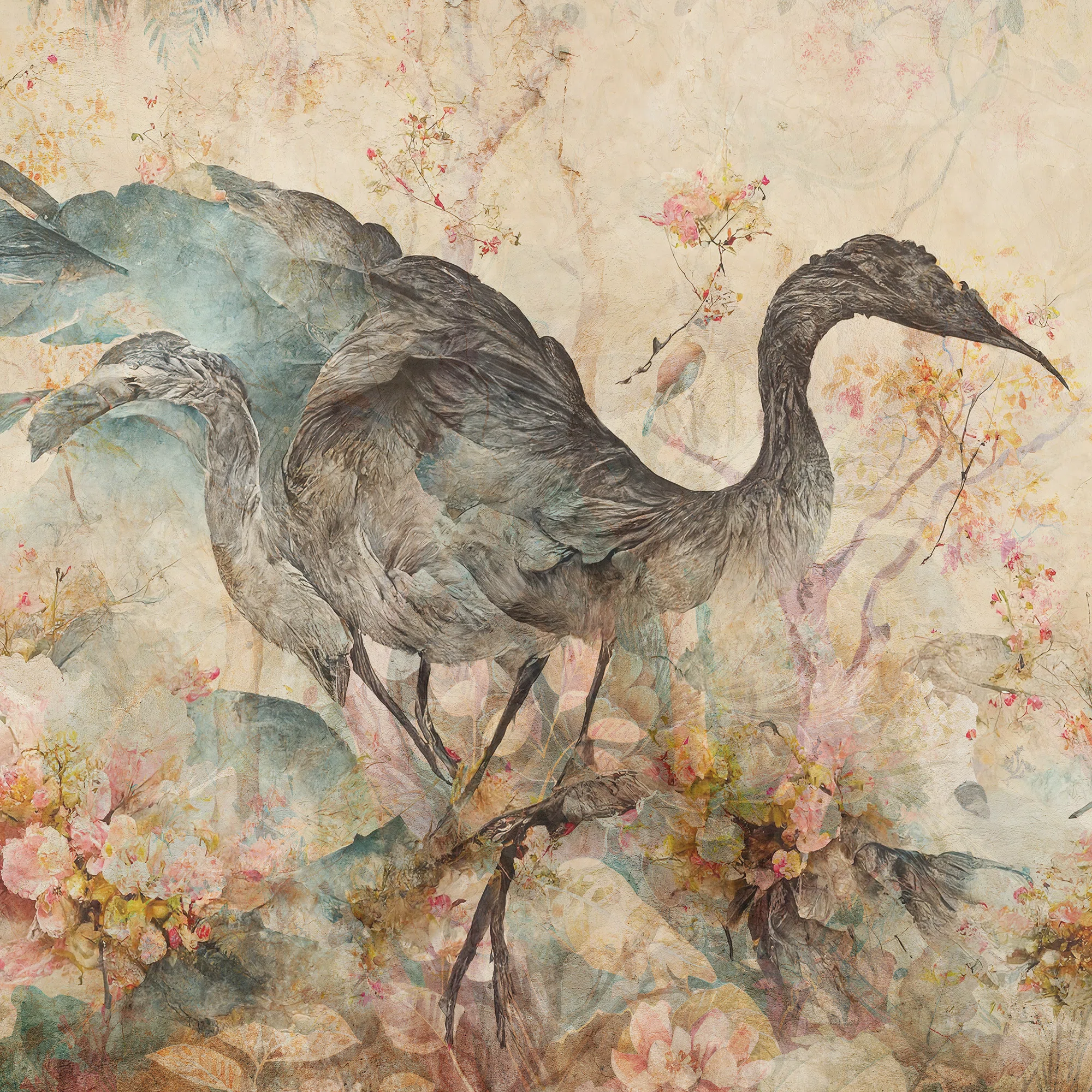 Pastelsed linnud looduses – fototapeet 14676 - Image 5