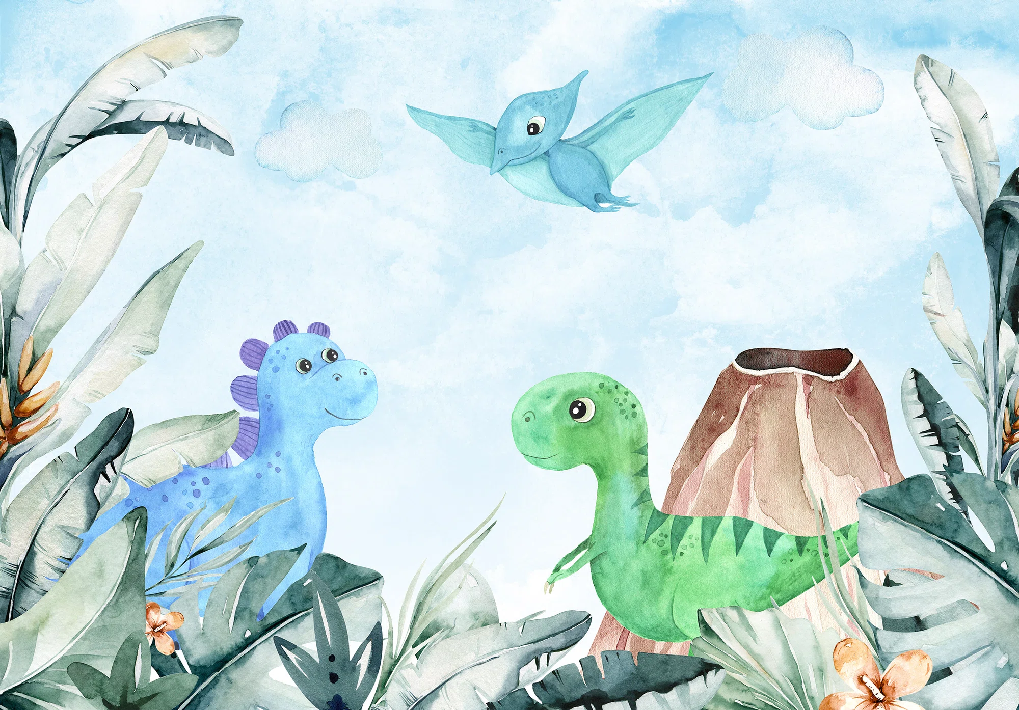 Pastelsed dinosaurused – fototapeet 14678 - Image 6