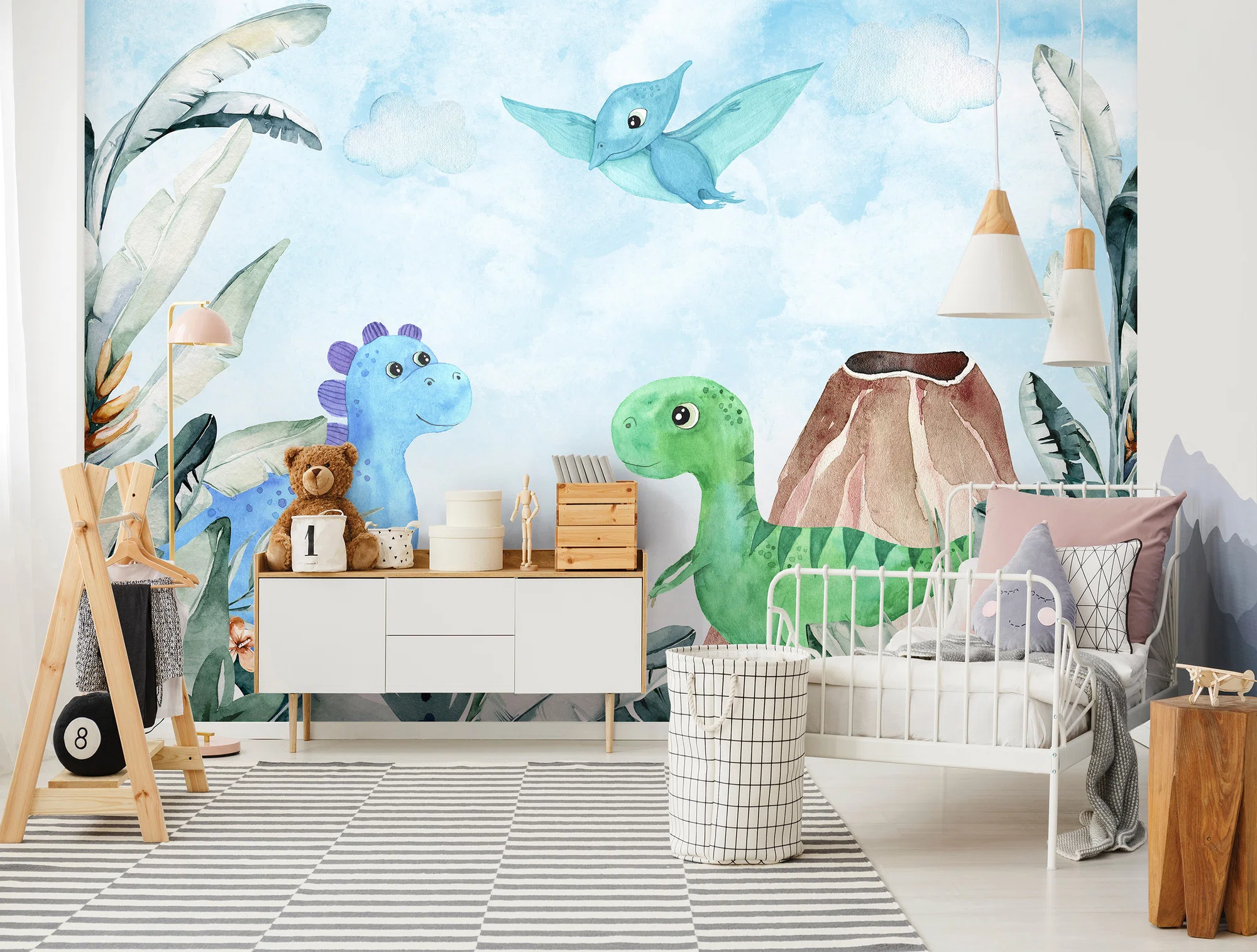 Pastelsed dinosaurused – fototapeet 14678 - Image 2