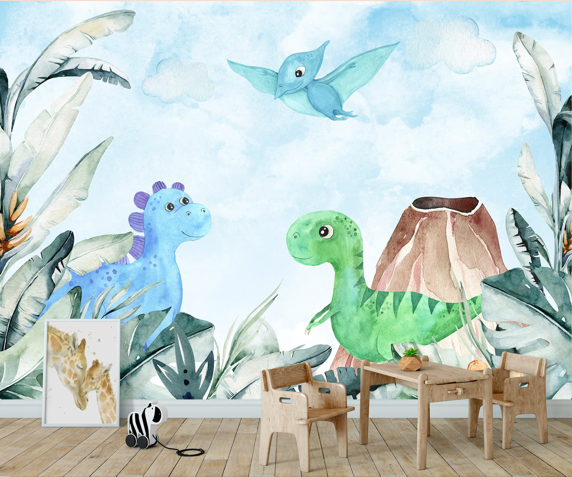 Pastelsed dinosaurused – fototapeet 14678 - Image 3