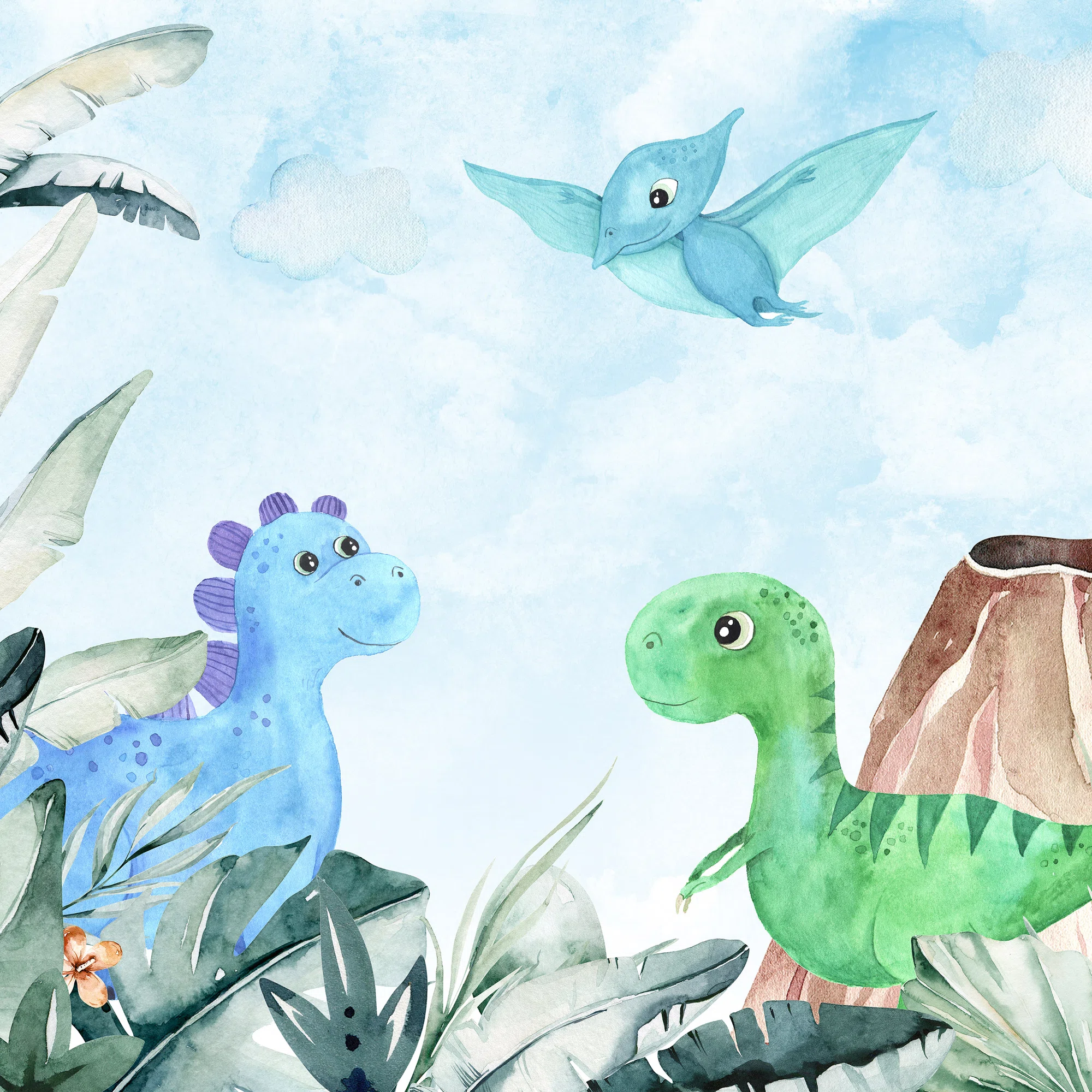 Pastelsed dinosaurused – fototapeet 14678 - Image 5