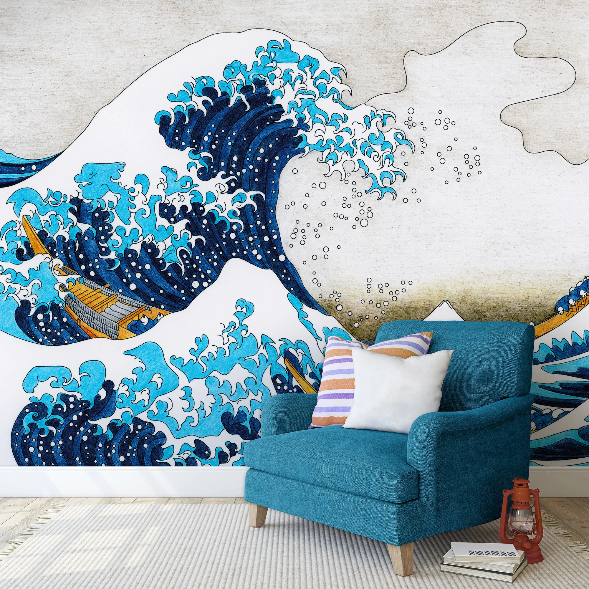 Kanagawa suur laine – fototapeet 15092 - Image 4